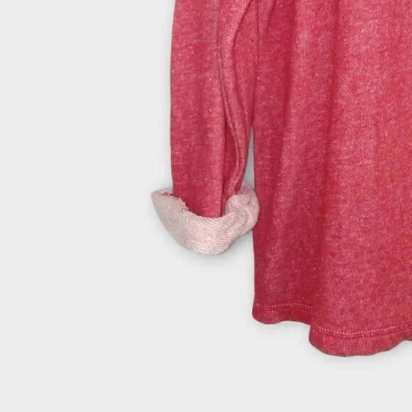 Anne Klein Top Shirt Womens Sz XLarge Red Silver Studs Pullover Sweatshirt - Picture 4 of 10